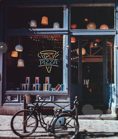 Neonskylt "Pizza" (55cm) 