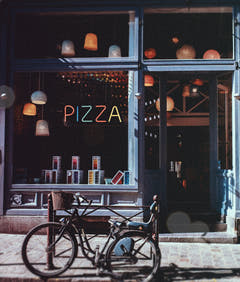 Neonskylt "Pizza" (60cm) 