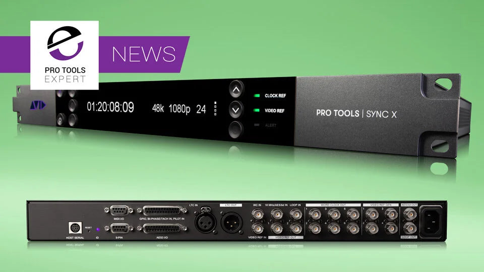3-årigt utökat hårdvaruerbjudande för Pro Tools Sync X