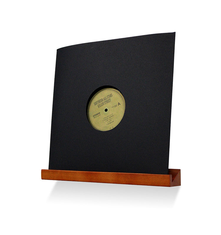 Displayhylla för vinylskivor - Paulownia-trä