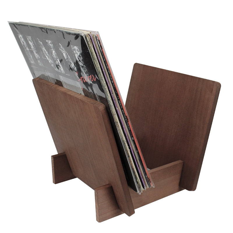 Vinylhållare i trä