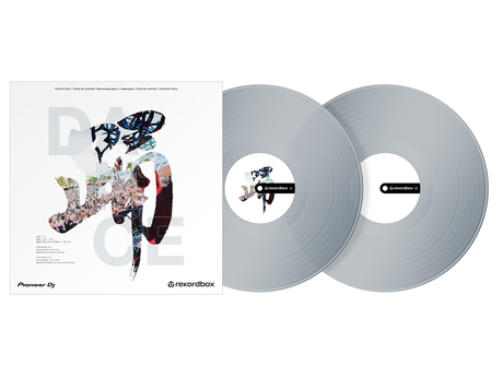 RB-VD2-CL Rekordbox kontroll vinyl (set av 2) (transparent)