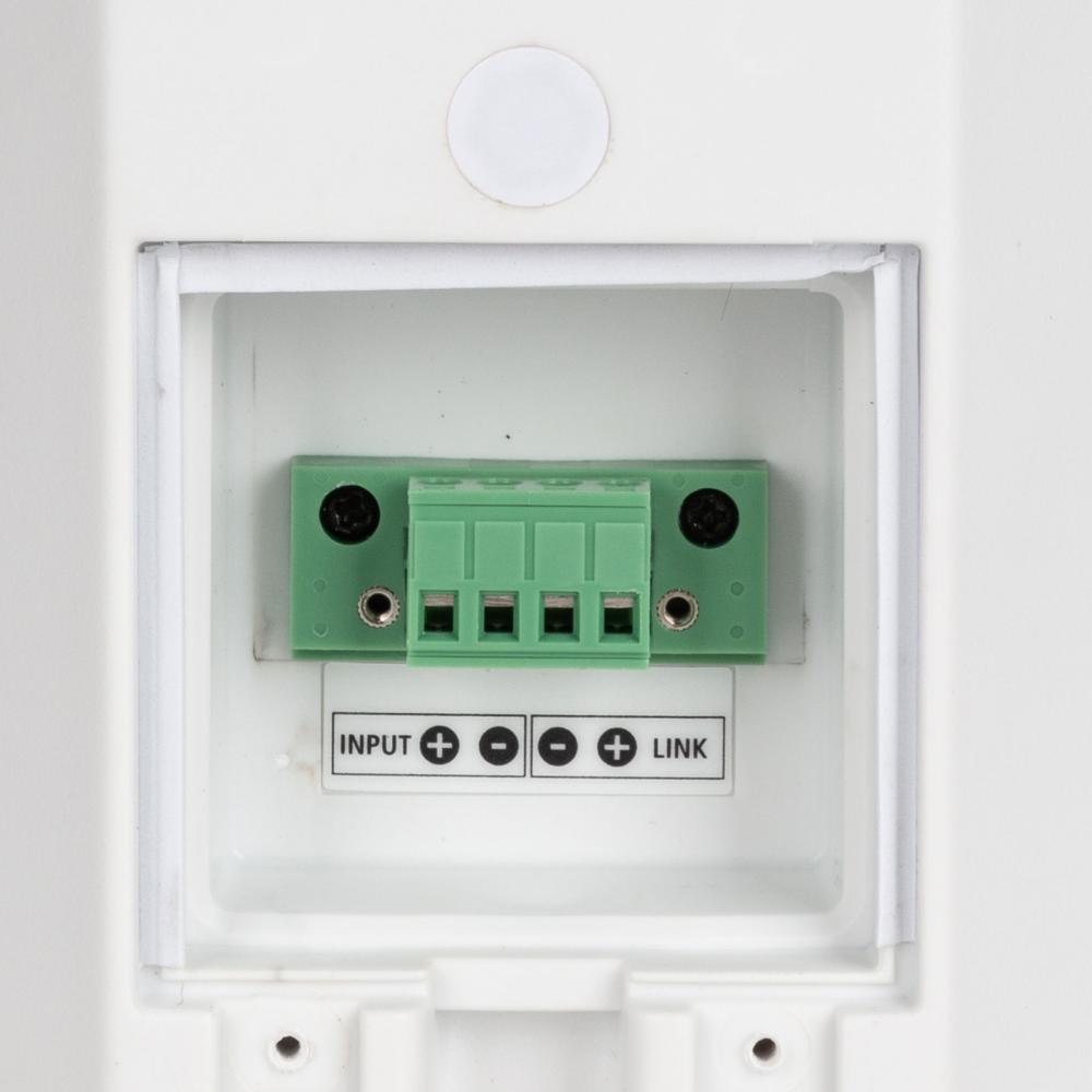 RCF vägghögtalare 2-vägs 4" set (2 st) 40W 100 V IP55, Hvid