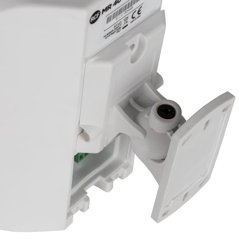 RCF vägghögtalare 2-vägs 4" set (2 st) 40W 100 V IP55, Hvid