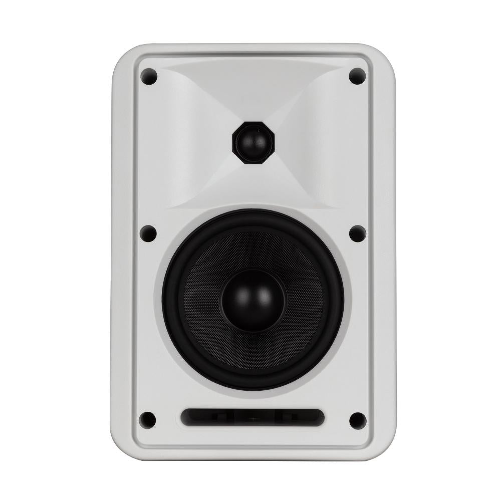 RCF vägghögtalare 2-vägs 5" set (2 st) 60W 100 V IP55, Hvid