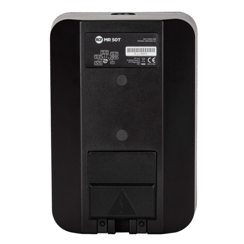RCF vägghögtalare 2-vägs 5" set (2 st) 60W 8 Ohm IP55, Svart