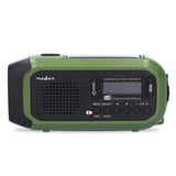 Bärbar nödradio med handvev