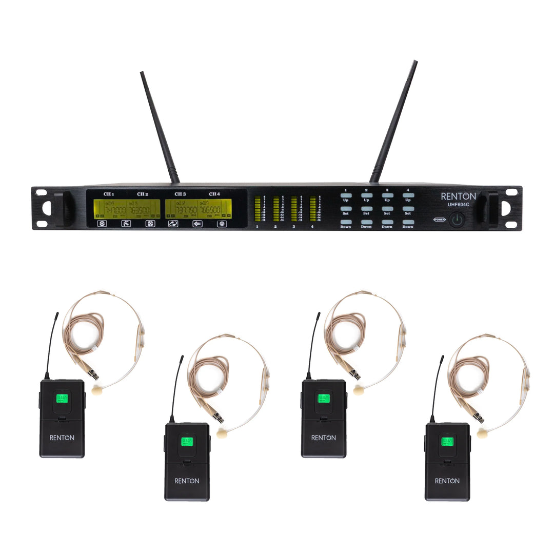 Renton Rack Trådlöst System (4 Headset)