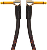 Roland "GOLD" Patchcable 6.3mm Vinkel Jack mono för 6.3mm Angel Jack mono