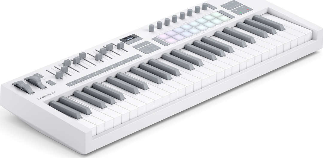 Novation Launchkey 49 MK4 MIDI-Tangentbord (Vit)