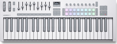Novation Launchkey 49 MK4 MIDI-Tangentbord (Vit)