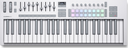 Novation Launchkey 49 MK4 MIDI-Tangentbord (Vit)