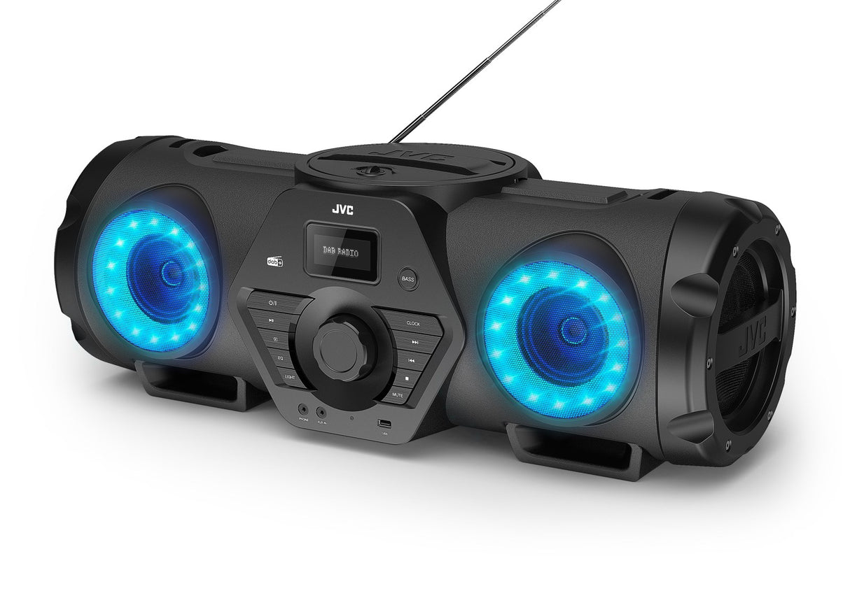 JVC RV-NB300DAB BoomBlaster med Bluetooth och DAB+ inkl. Batteri