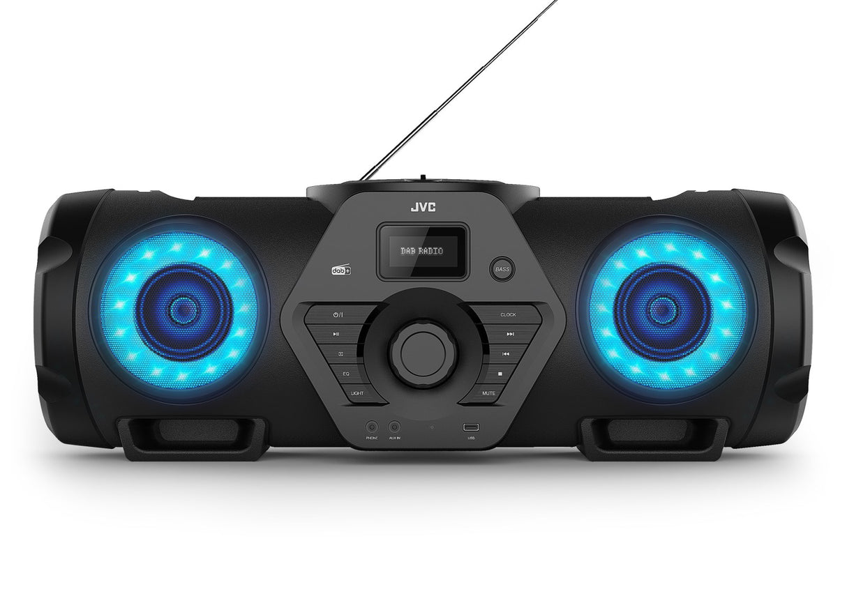 JVC RV-NB300DAB BoomBlaster med Bluetooth och DAB+ inkl. Batteri