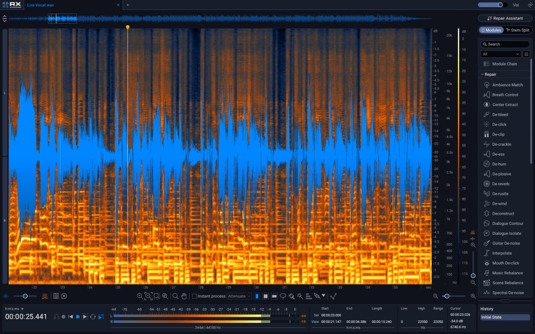 RX 12 Standard: CRG från any paid iZotope product