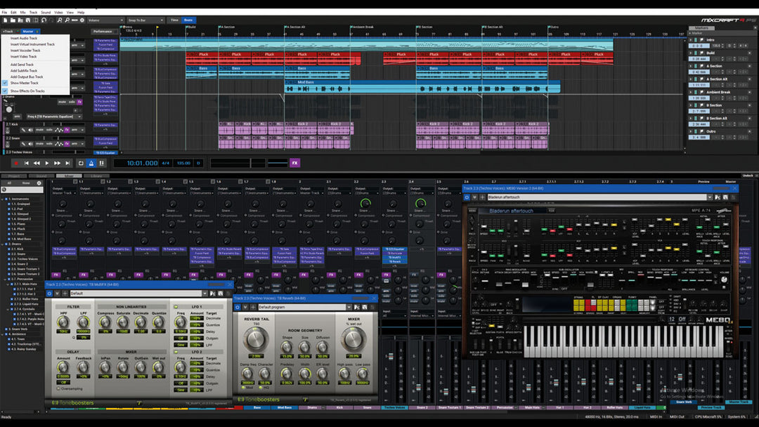Mixcraft 9 Inspelningsstudio