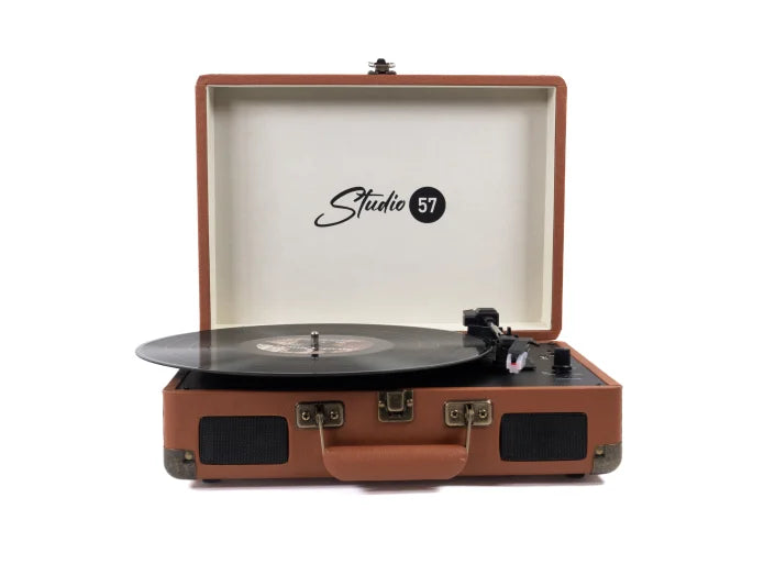 Studio 57 Dolly skivspelare (brun)