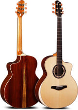 Pearl River S1CO-JCB Jumbo Western-gitarr (Cutaway)