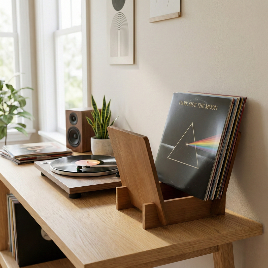Studio 57 - Vinylskivehållare i trä