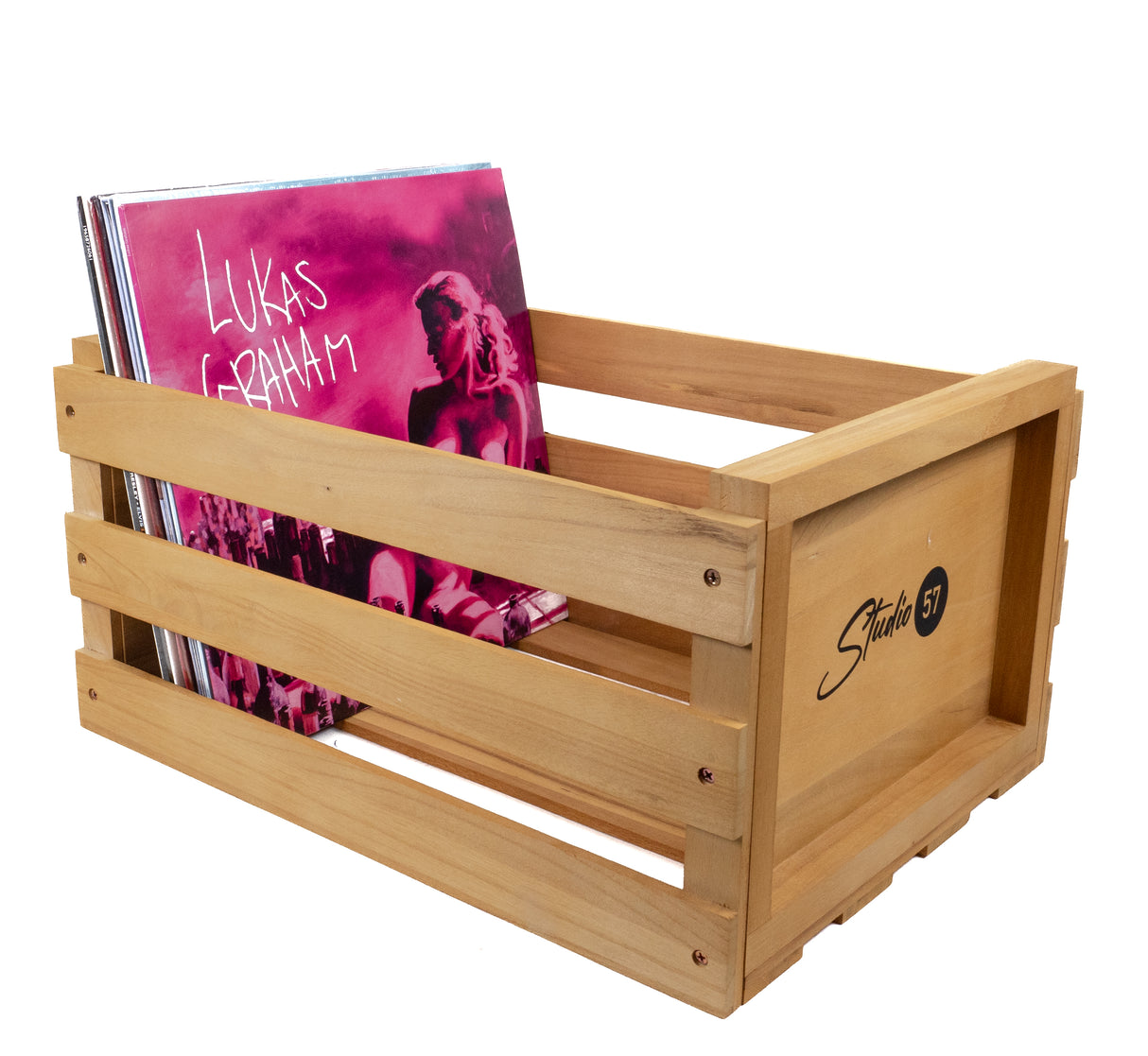 Studio 57 Förvaringslåda för vinylskivor (Trä)
