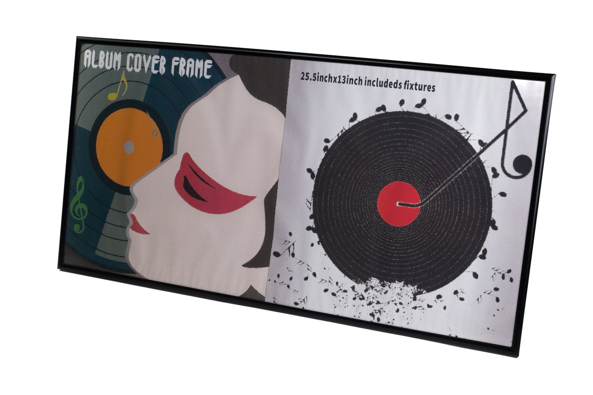 Studio 57 Ram för 2 st 12" vinylskivor (svart)