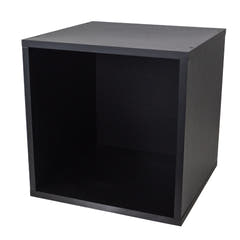 Studio 57 - Förvaringshylla för vinylskivor (36,5 x 36,5 cm, Svart)