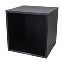 Studio 57 - Förvaringshylla för vinylskivor (36,5 x 36,5 cm, Svart)