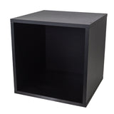 Studio 57 - Förvaringshylla för vinylskivor (36,5 x 36,5 cm, Svart)