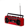 Studio 57 - Kassettbandspelare med FM & Bluetooth, Röd