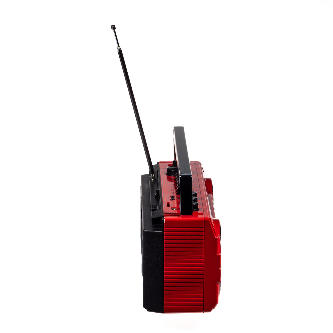 Studio 57 - Kassettspelare med FM & Bluetooth, Röd + Kassettband