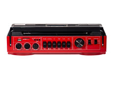 Studio 57 - Kassettbandspelare med FM & Bluetooth, Röd