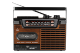 Studio 57 Kassettdäck m. FM & Bluetooth, Brun + Kassetband