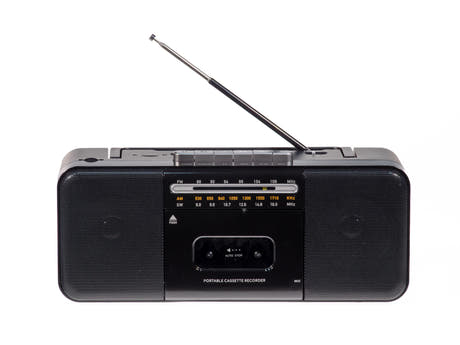 Studio 57 Kassettdäck m. FM & Bluetooth, Svart