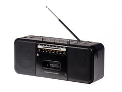Studio 57 - Kassettspelare med FM & Bluetooth, Svart