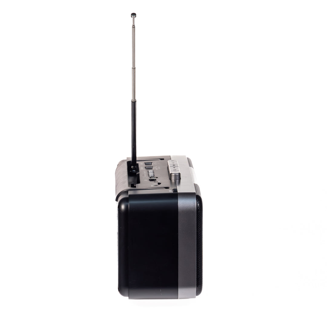 Studio 57 - Kassettspelare med FM & Bluetooth, Grå + Kassettband