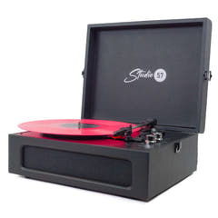 Studio 57 Groovy skivspelare (svart)