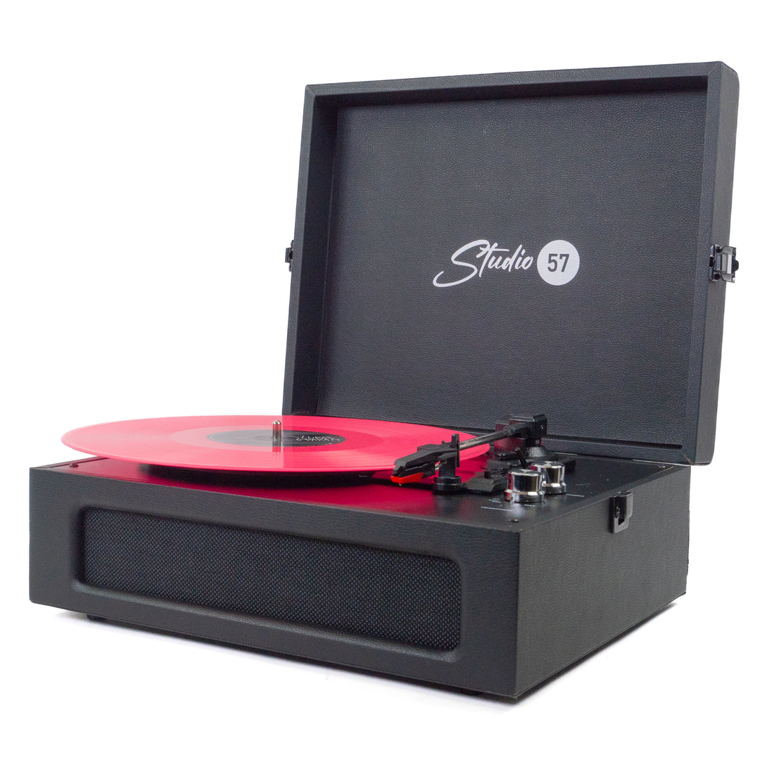 Studio 57 Groovy skivspelare (svart)