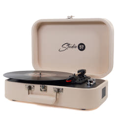 Studio 57 Mellow skivspelare (vit)
