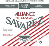 Savarez 540R Rød Alliance guitarstrengesæt, norm