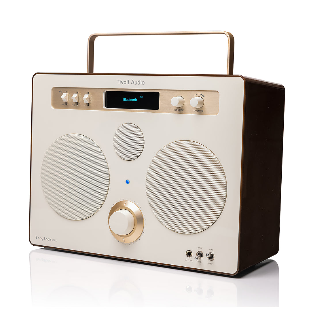 Tivoli Audio Song Book MAX Bluetooth högtalare (kräm/brun)