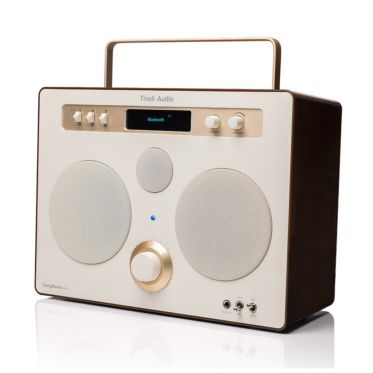 Tivoli Audio Song Book MAX Bluetooth högtalare (kräm/brun)