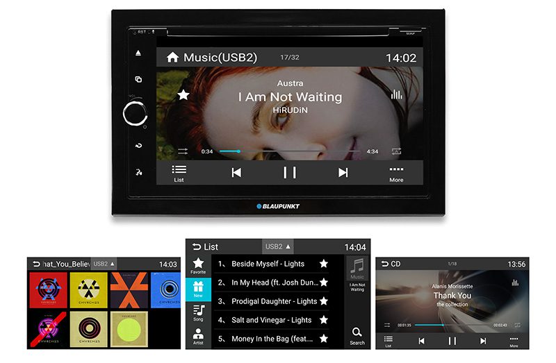 Blaupunkt Copenhagen 700 m. CarPlay , Android, DAB+ och Bluetooth