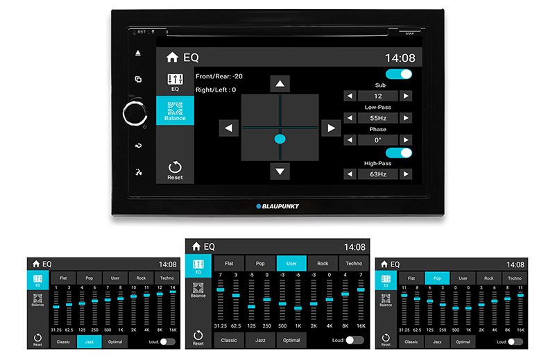 Blaupunkt Copenhagen 700 m. CarPlay , Android, DAB+ och Bluetooth