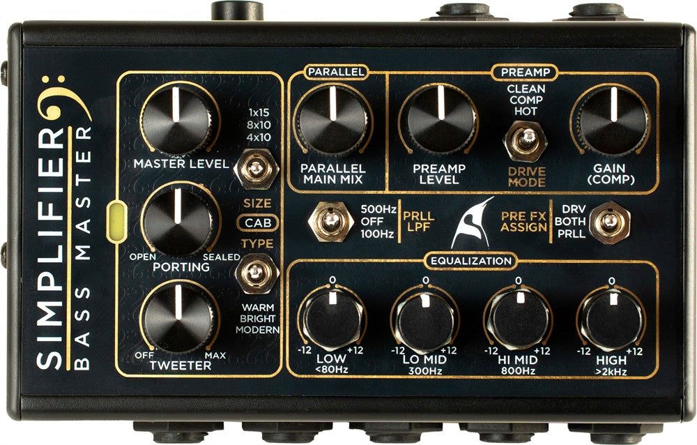 Simplifier Amps Bass Master Zero Watt-förstärkare