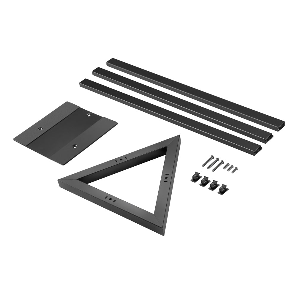 Adam Hall Stands SKDB 040 – Robust studiemonitorstativ med rymlig hylla