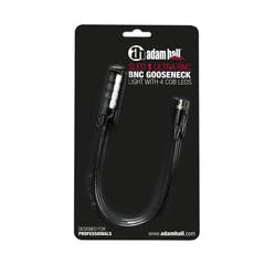 Adam Hall Stands SLED 1 ULTRA BNC - BNC-svanhalslampa med 4 COB-LED'er