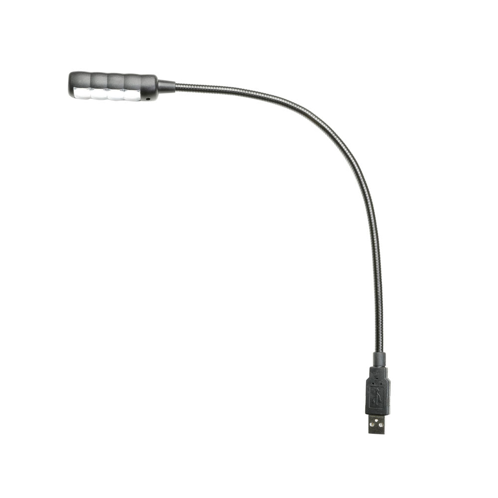 Adam Hall Stands SLED 1 ULTRA USB - svanhalslampa, USB-kontakt, 4 COB-LED’er