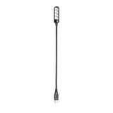 Adam Hall Stands SLED 1 ULTRA USB - svanhalslampa, USB-kontakt, 4 COB-LED’er
