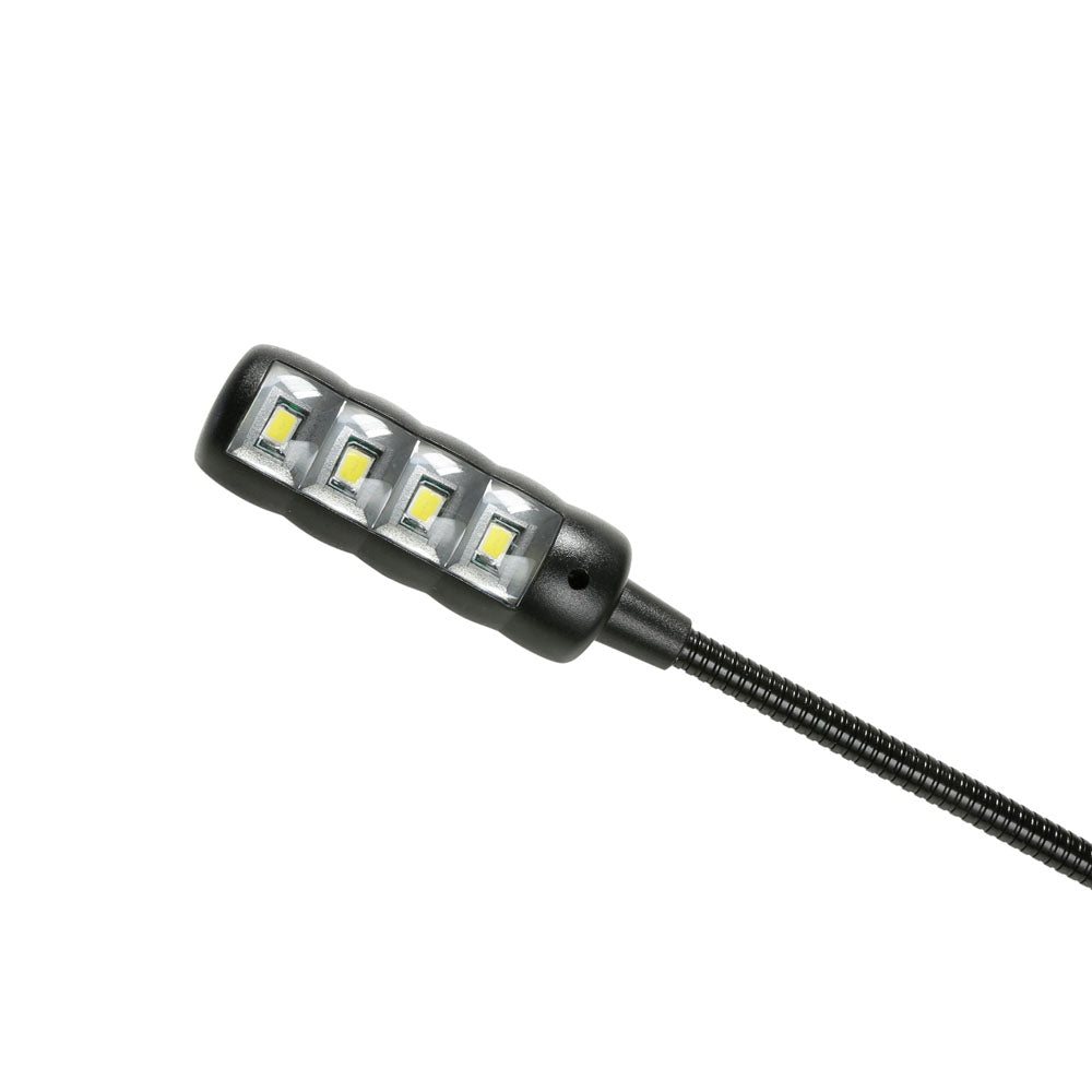 Adam Hall Stands SLED 1 ULTRA USB - svanhalslampa, USB-kontakt, 4 COB-LED’er