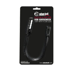 Adam Hall Stands SLED 1 ULTRA USB - svanhalslampa, USB-kontakt, 4 COB-LED’er
